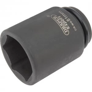 Draper Expert 3/4" Drive Deep Hexagon Impact Socket Metric 3/4" 51mm