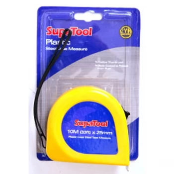 SupaTool Plastic Tape Measure 10m x 25mm