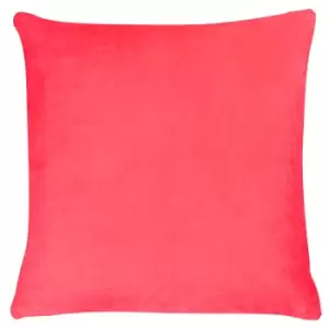 Tanda Velvet Cushion Glo Pink/Glo Orange