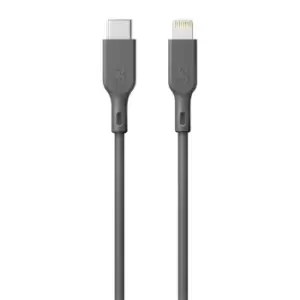 GP Batteries CL1P USB cable 1m USB C Lightning Grey