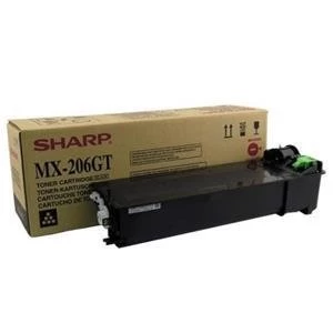 Original Sharp MX-206GT Black Laser Toner Ink Cartridge