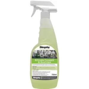 Slingsby Kitchen Cleaner and Sanitiser Spray 6 x 750ml