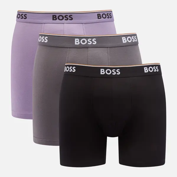 BOSS Bodywear 3 Pack Stretch-Jersey Boxer Briefs - L