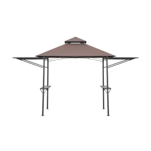 Outsunny 250L x 150W cm Waterproof Canopy Awing-Coffee