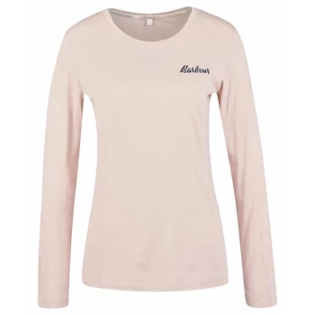 Barbour Long Sleeve Edie T-Shirt - Pink