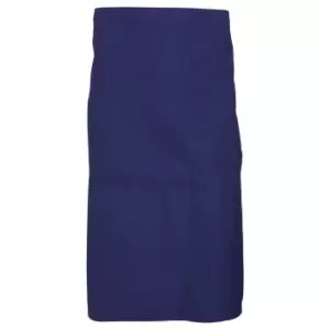 Dennys Adults Unisex Catering Waist Apron With Pocket (One Size) (Navy Blue)