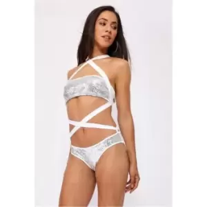 I Saw It First White Sequin Bikini Bottoms - White