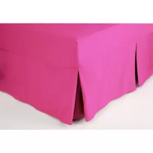 Fitted Sheet Valance Single Fuchsia