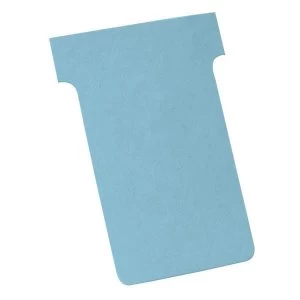 Nobo T Cards Size 2 Light Blue Pack of 100 T Cards Ref 32938908