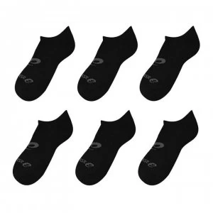 Asics Invisible 6 Pack Socks Junior - Black