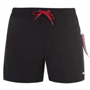 Tommy Bodywear Plain Tab Swimming Trunks - Black