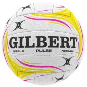 Gilbert Pulse Match Netball - Yellow