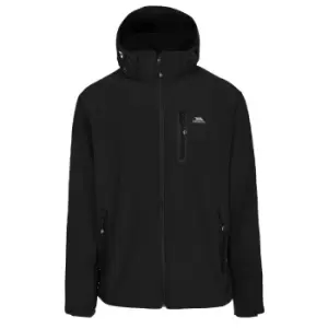 Trespass Mens Accelerator II Waterproof Softshell Jacket (L) (Black)