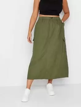 Yours Parachute Style Skirt Green, Size 20, Women