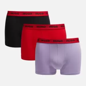 HUGO Bodywear Mens 3 Pack Trunks - Open Miscellaneous - XXL