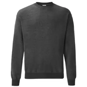 Fruit Of The Loom Mens Set-In BelcoroA Yarn Sweatshirt (M) (Dark Heather)