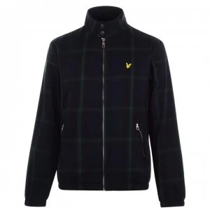 Lyle and Scott Classic Harrington Jacket - Navy Check Z612