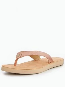 UGG Tawney Flip Flops ndash Rose Gold Rose Gold Size 6 Women