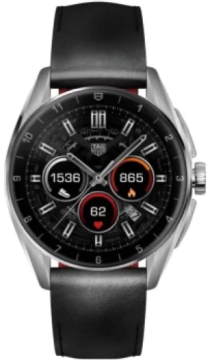 TAG Heuer Watch Connected Calibre E4 42 Black Leather