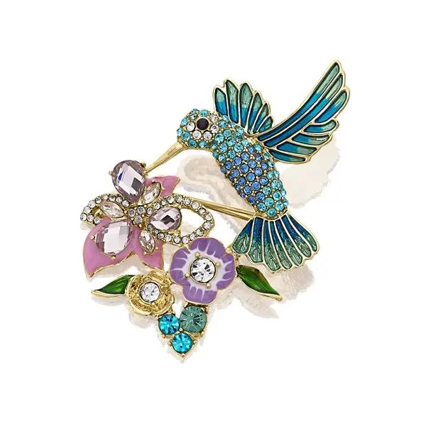 Anne Klein Hummingbird Brooch - J78237