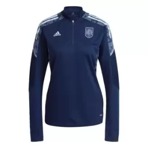 adidas Spain Condivo 21 Training Top Womens - Team Navy / Glow Blue