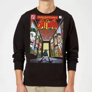 Batman The Dark Knight's Rogues Gallery Cover Sweatshirt - Black - L