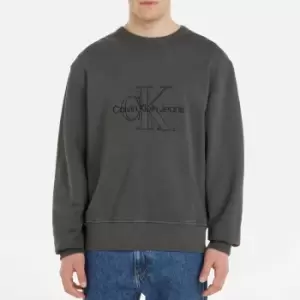 Calvin Klein Jeans Monologo Cotton Sweatshirt - XL