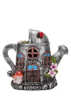 Secret Fairy Garden Solar Watering Can House