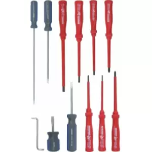 Electricians Screwdriver, Set of 12 - Kennedy