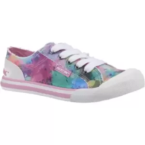 Rocket Dog Womens Jazzin Candy Tie Dye Lace Up Plimsolls UK Size 6 (EU 39)