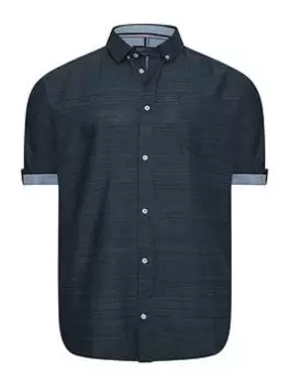 BadRhino Slub Shirt - Navy, Size 5-6Xl, Men