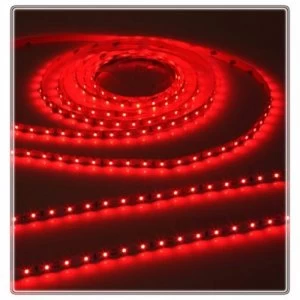 KnightsBridge Red 12V LED IP20 Flexible Indoor Internal Rope Lighting Strip - 5 Meter