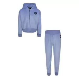 Converse Velour Tracksuit Set Infant Girls - Blue