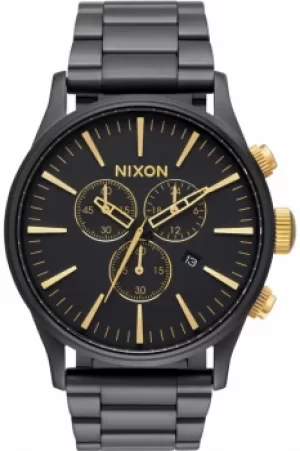 Mens Nixon The Sentry SS Chronograph Watch A386-1041