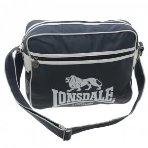 Lonsdale Flight Bag - Navy/White