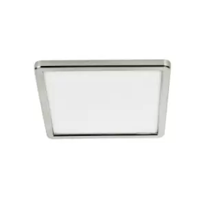 Oja Square 29cm LED Dimmable Panel Brushed Nickel, 3000/4000K