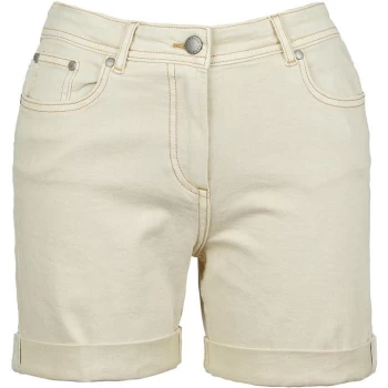 Barbour Maddison Denim Shorts - White