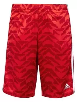 adidas Sportswear Junior Express Short, Bright Red, Size 11-12 Years