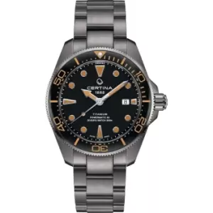 Mens Certina DS Action Diver Auto 43mm Titanium Automatic Watch