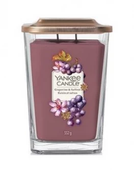 Yankee Candle Elevation Collection Large Candle ; Grapevine And Saffron