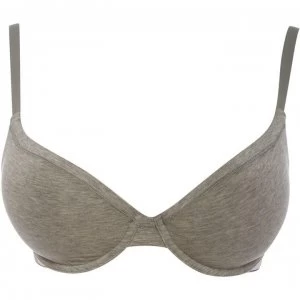 Calvin Klein Modern cotton t-shirt bra - Grey