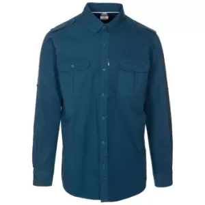 Trespass Mens Ballardean Shirt (XXS) (Midnight Blue)