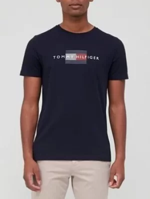 Tommy Hilfiger Lines Hilfiger T-Shirt, Desert Sky, Size L, Men