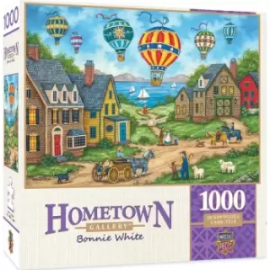 Masterpieces Puzzle Hometown Gallery Passing Through Puzzle 1000 piece jigsaw puzzle