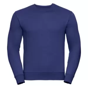 Russell Mens Authentic Sweatshirt (Slimmer Cut) (XS) (Bright Royal)