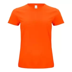 Clique Womens/Ladies Organic Cotton T-Shirt (M) (Orange)