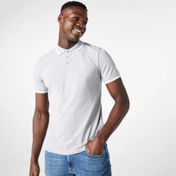 Jack Wills Tipped Polo - Grey