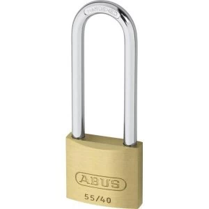 ABUS 55 Series Brass Long Shackle Padlock Keyed Alike