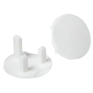 BQ White Socket Safety Cover Pack of 2