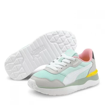 Puma R78 Voyage Child Girls Trainers - Blue/White